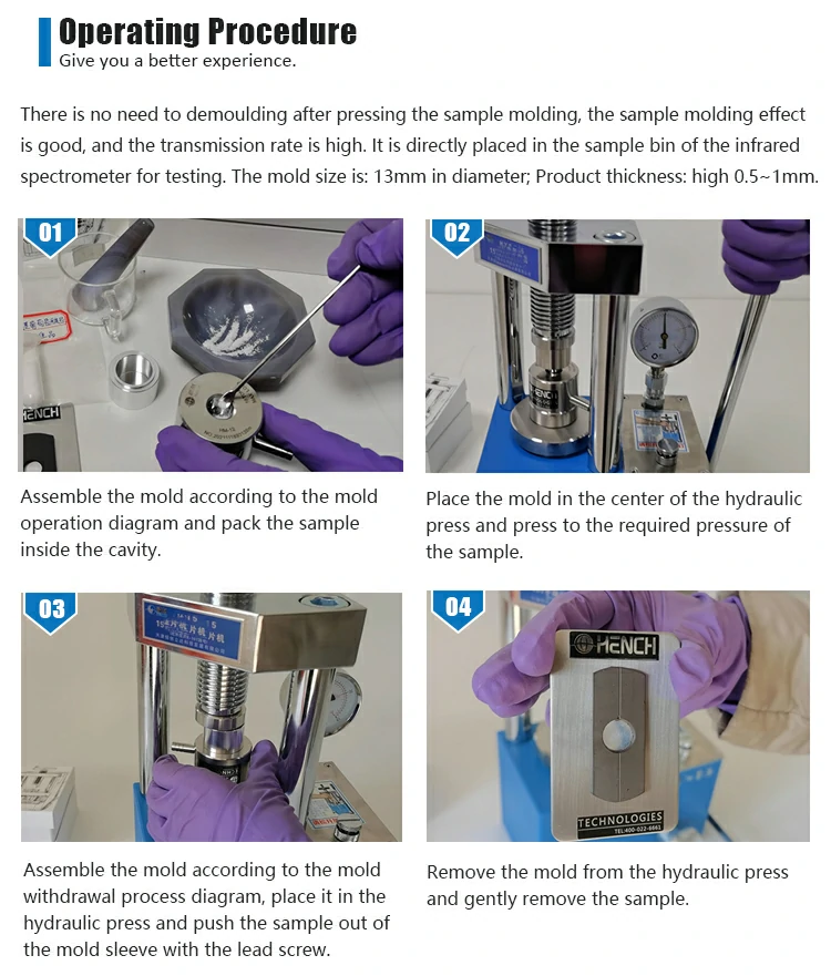 13mm IR die demolding operation steps