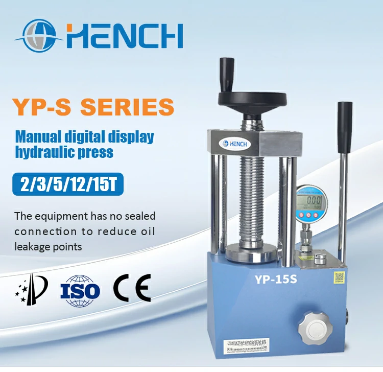 Manual digital display powder tablet press machine