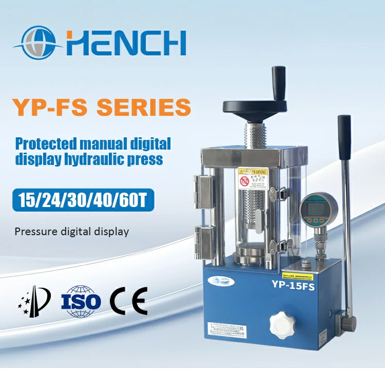 Manual digital display protective tablet press machine