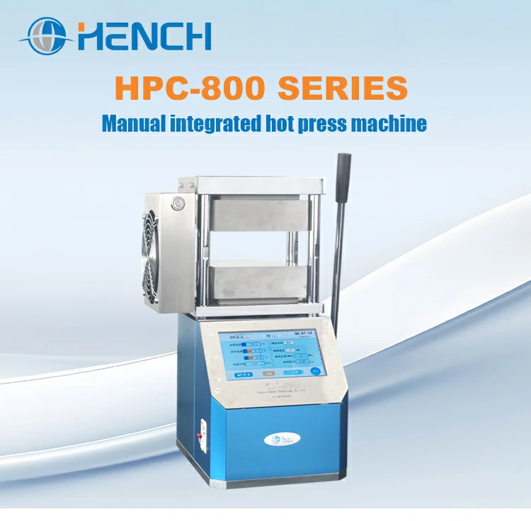 Manual integrated heating tablet press machine