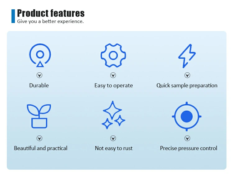 Manual pointer protection tablet press application
