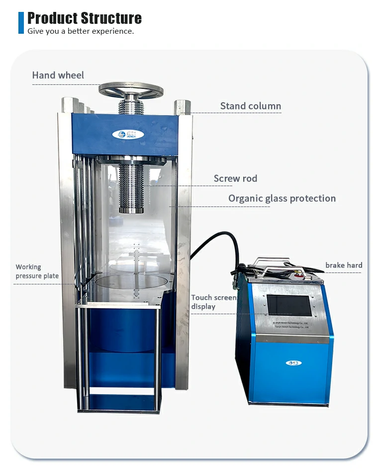 Split-type fully automatic tablet press analysis