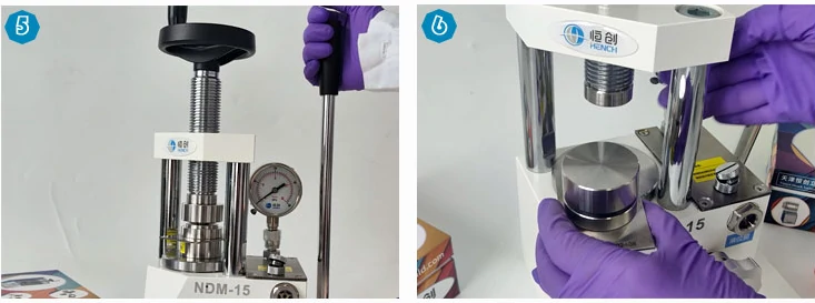 manual infrared hydraulic press