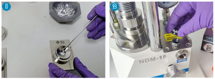 manual infrared hydraulic press