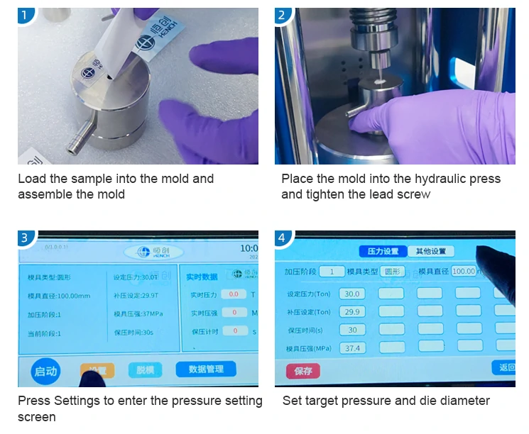 Laboratory Automatic Powder Tablet Press