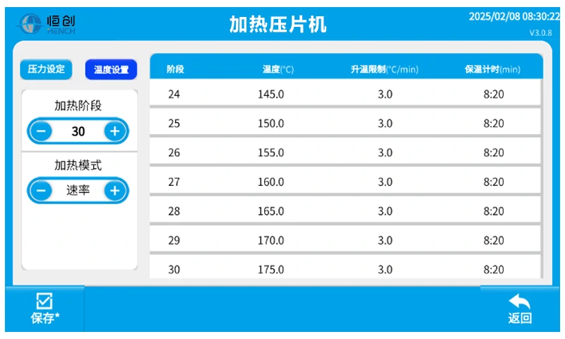 Laboratory Heated Hydraulic Press